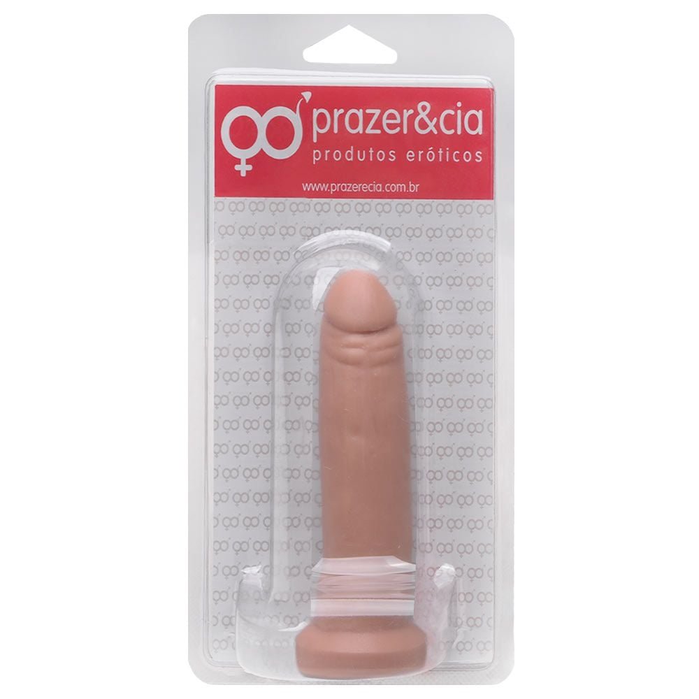 Pênis De Borracha Maciça 12,4 X 3,1cm Prazer E Cia