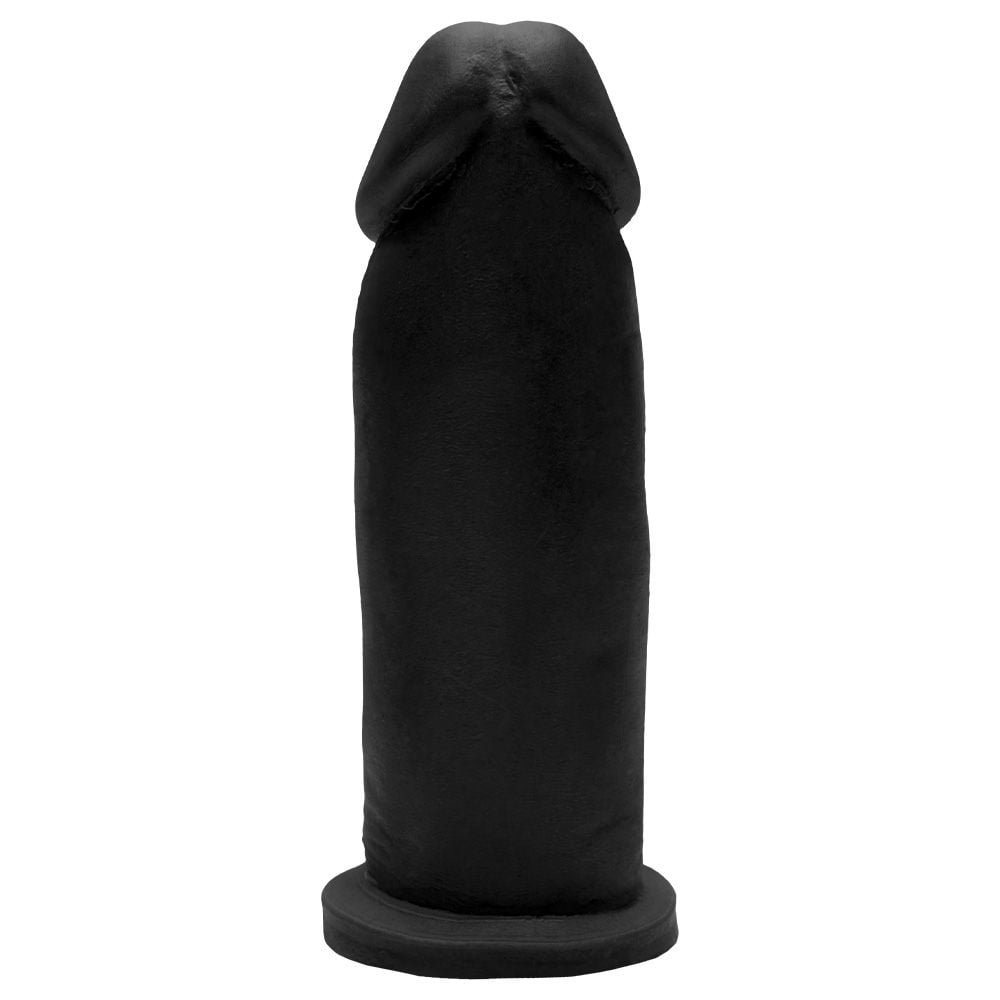 Pênis De Borracha Maciça 13,5 X 3,9cm Prazer E Cia