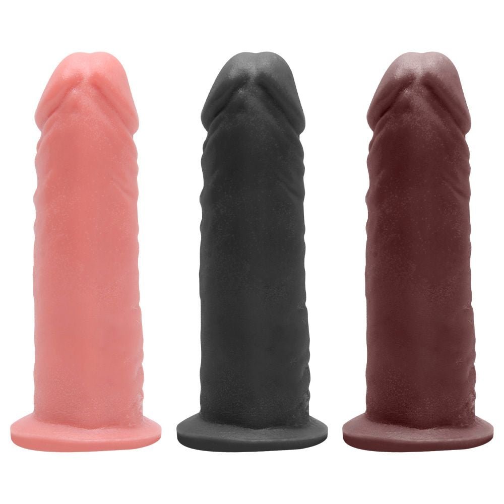 Pênis De Borracha Maciça 14,2 X 4cm Prazer E Cia