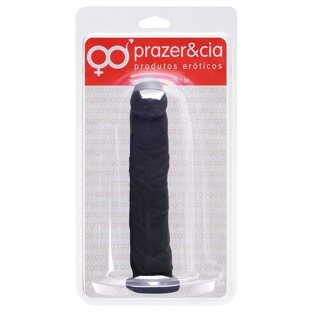 Pênis De Borracha Maciça 15,5 X 2,7cm Prazer E Cia