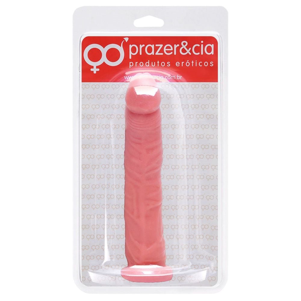 Pênis De Borracha Maciça 15,5 X 2,7cm Prazer E Cia