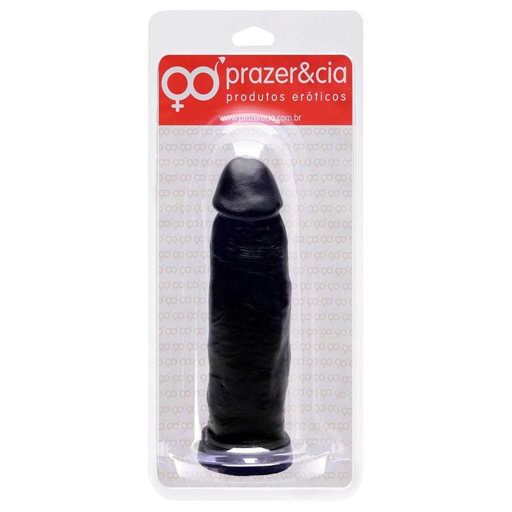 Pênis De Borracha Maciça 16,5 X 4,4cm Prazer E Cia