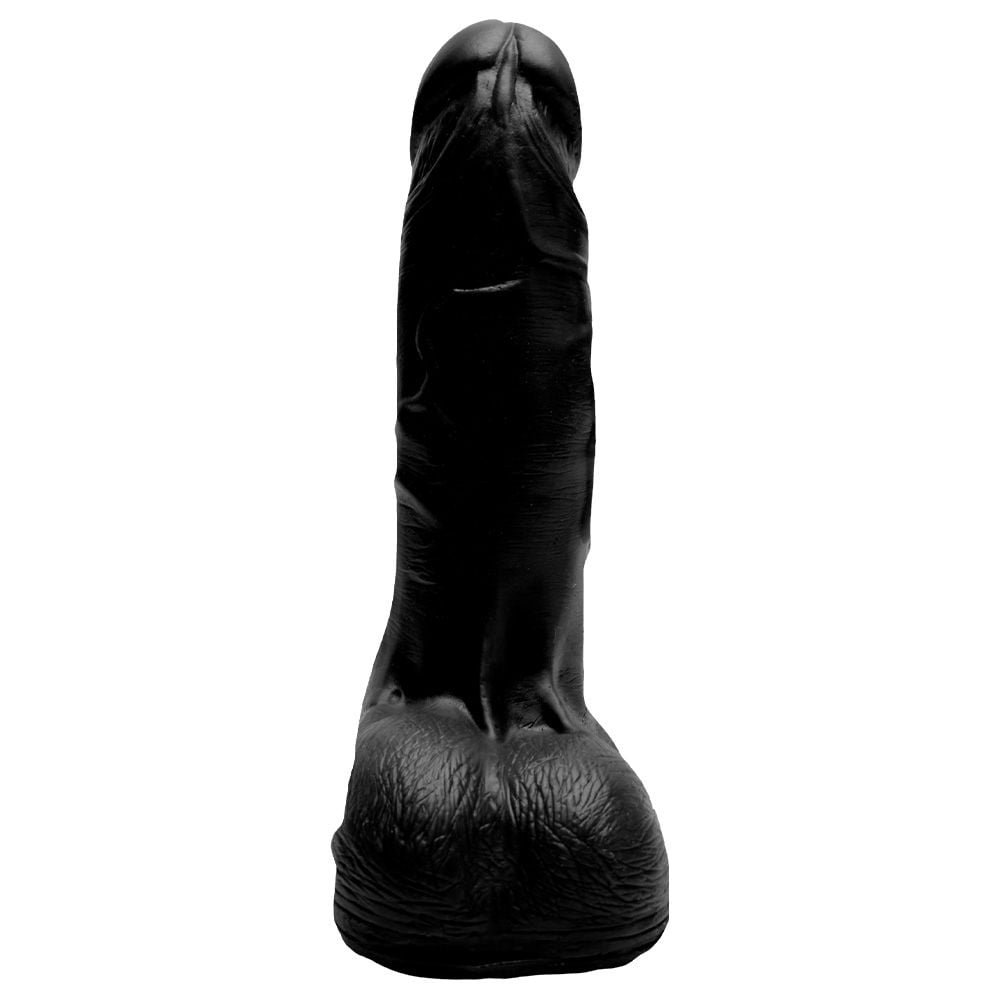 Pênis De Borracha Maciça 17 X 4cm Prazer E Cia