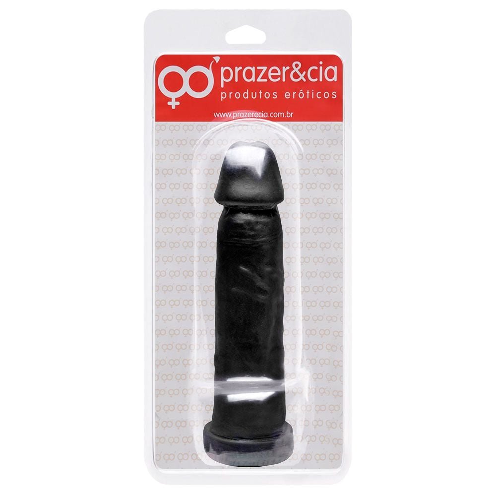 Pênis De Borracha Maciça 17,2 X 4cm Prazer E Cia