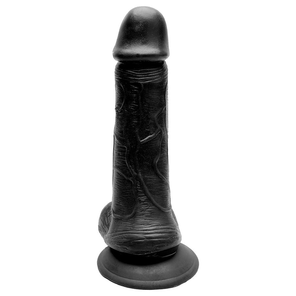 Pênis De Borracha Maciça 17,4 X 4,1cm Prazer E Cia