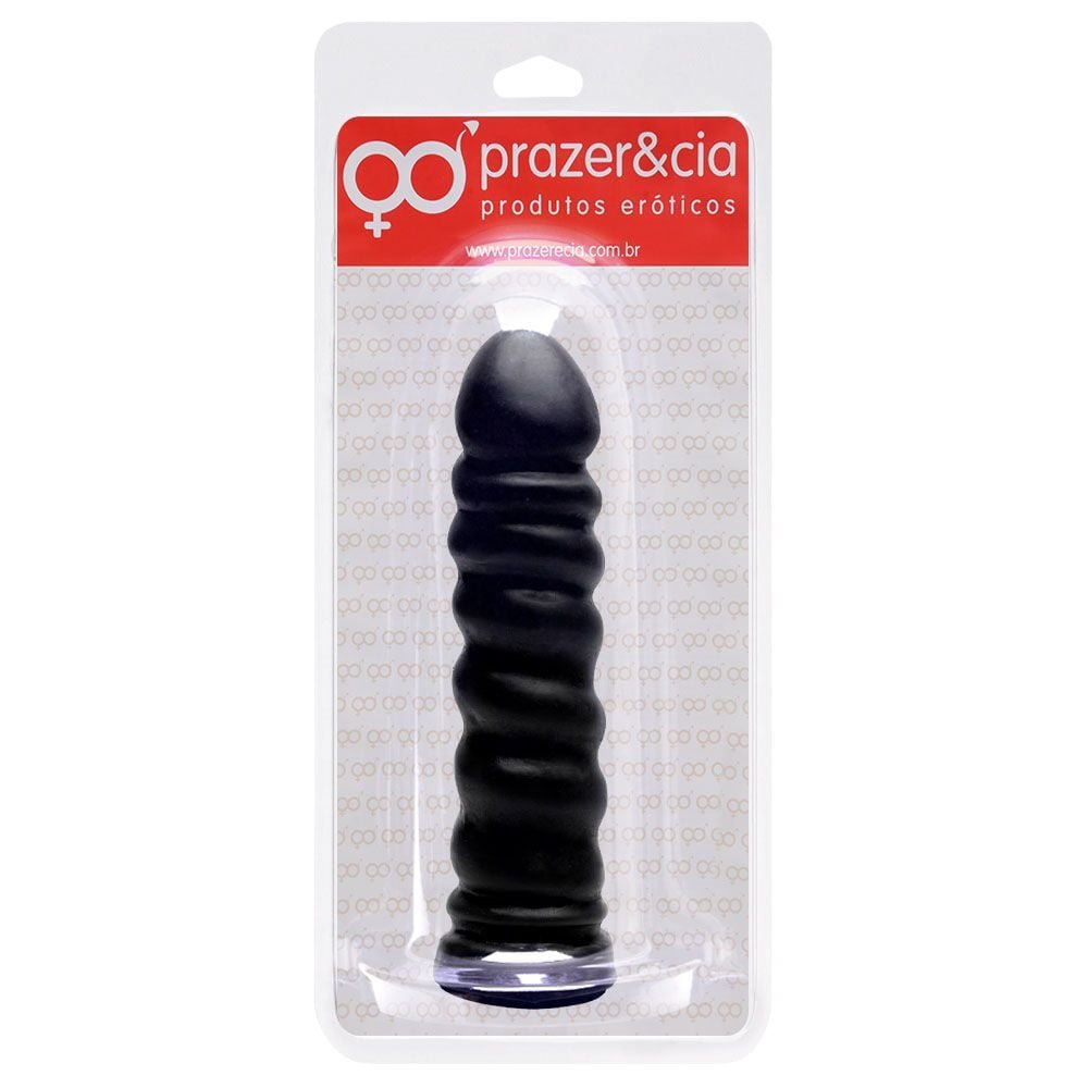 Pênis De Borracha Maciça 17,5 X 3,8cm Prazer E Cia