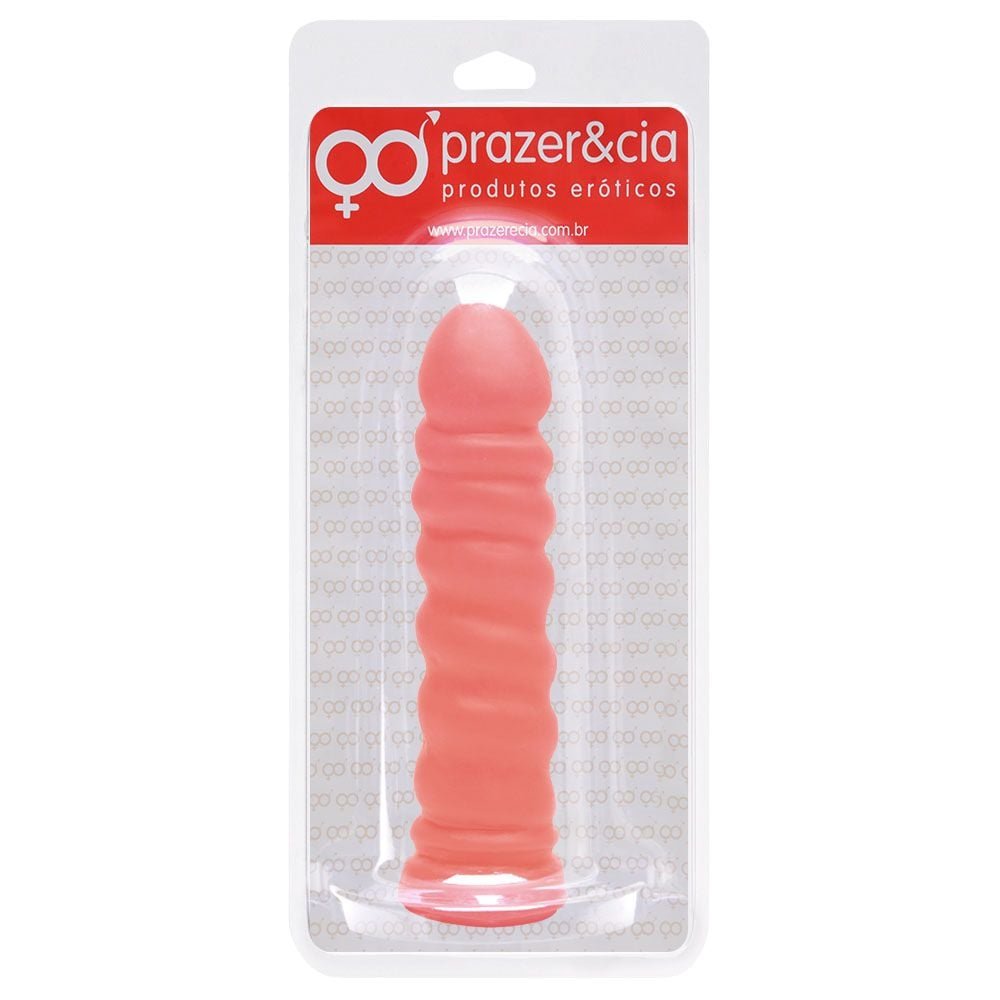 Pênis De Borracha Maciça 17,5 X 3,8cm Prazer E Cia
