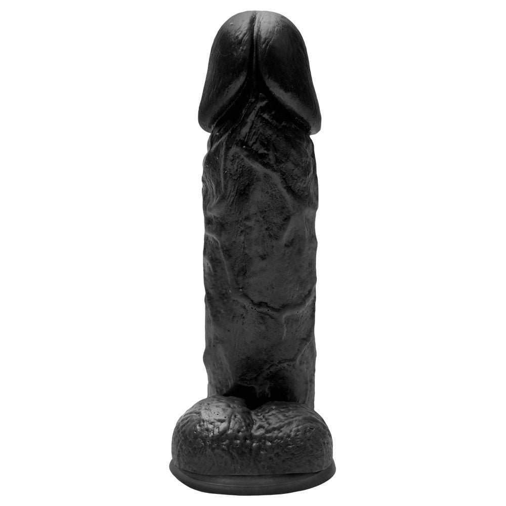 Pênis De Borracha Maciça 18,7 X 4,4cm Prazer E Cia