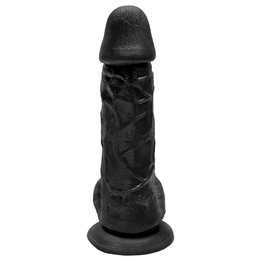 Pênis De Borracha Maciça 18,7 X 4,4cm Prazer E Cia