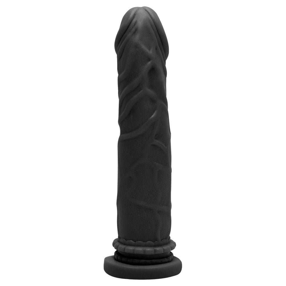 Pênis De Borracha Maciça 19 X 3,6cm Prazer E Cia