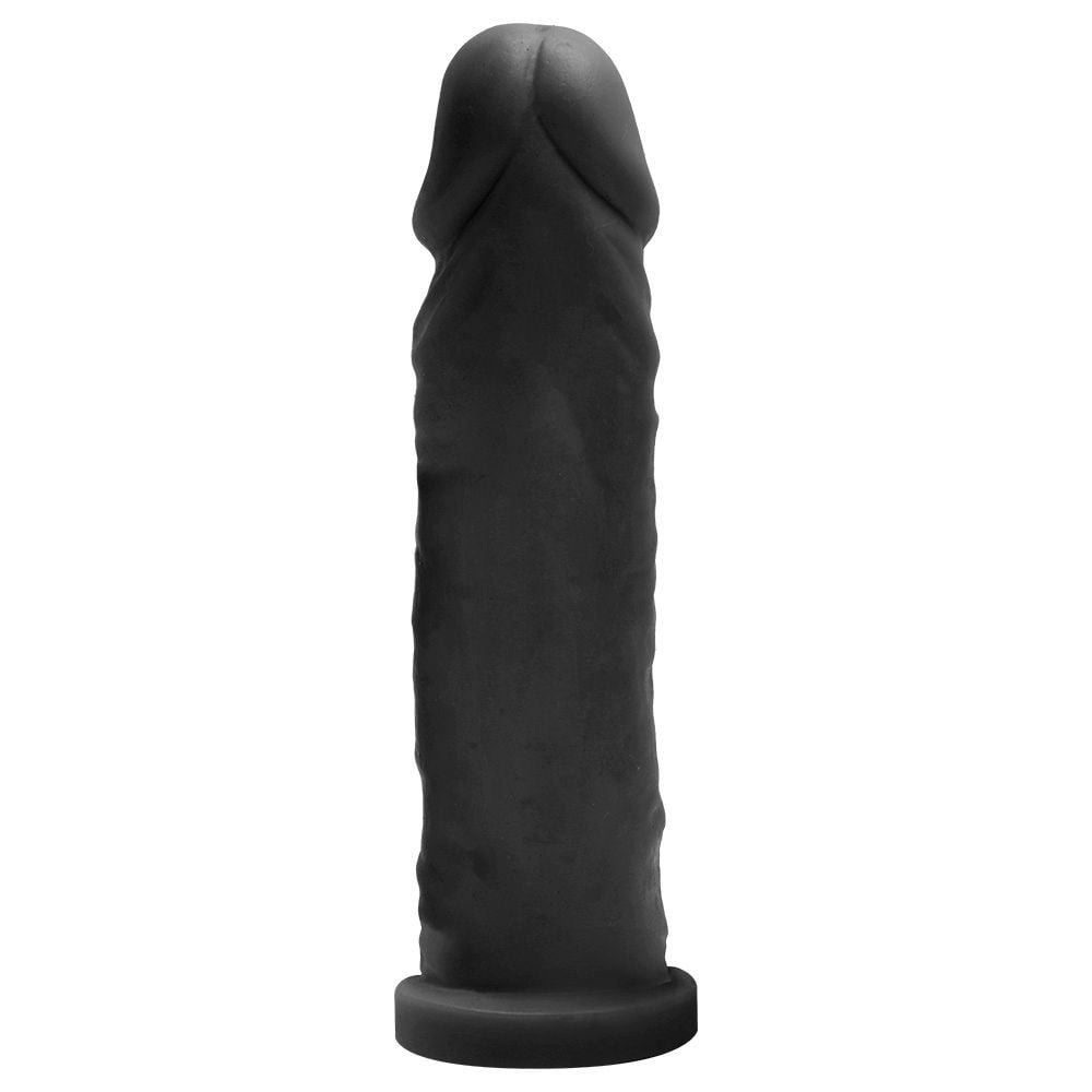 Pênis De Borracha Maciça 19,2 X 4,5cm Prazer E Cia