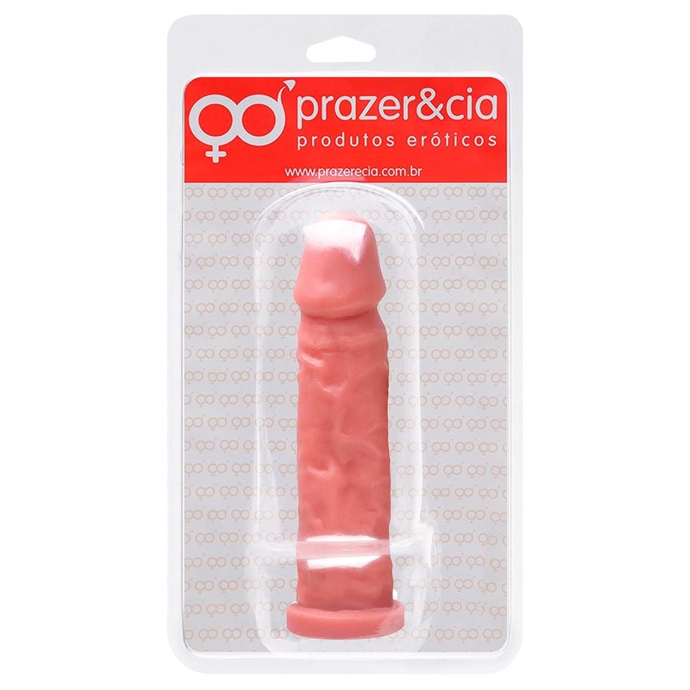 Pênis De Borracha Maciça 19,2 X 4,5cm Prazer E Cia