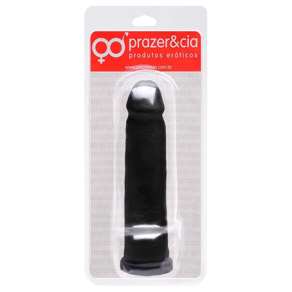 Pênis De Borracha Maciça 19,7 X 4,5cm Prazer E Cia