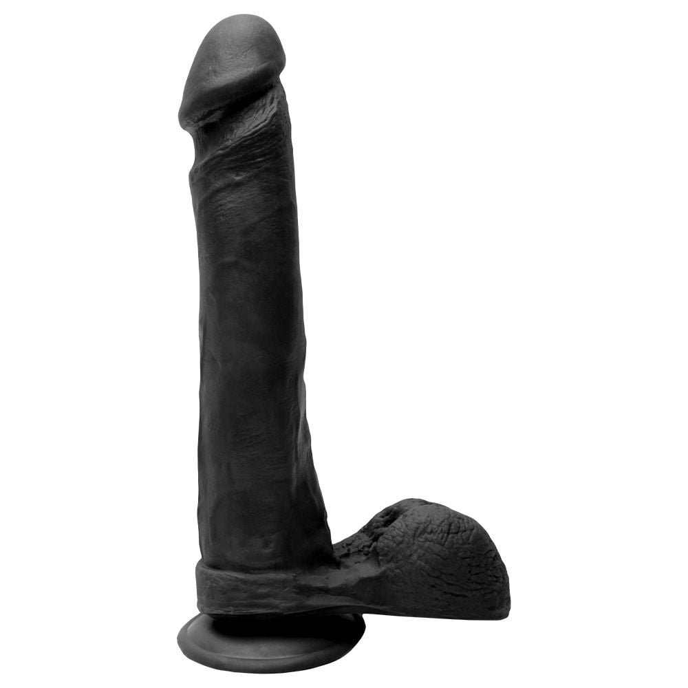 Pênis De Borracha Maciça 24 X 4cm Prazer E Cia