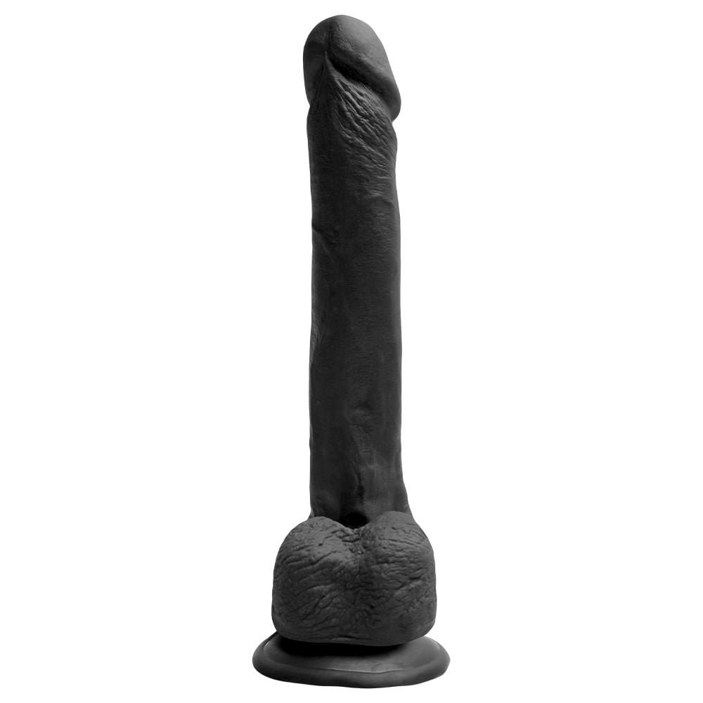 Pênis De Borracha Maciça 24 X 4cm Prazer E Cia