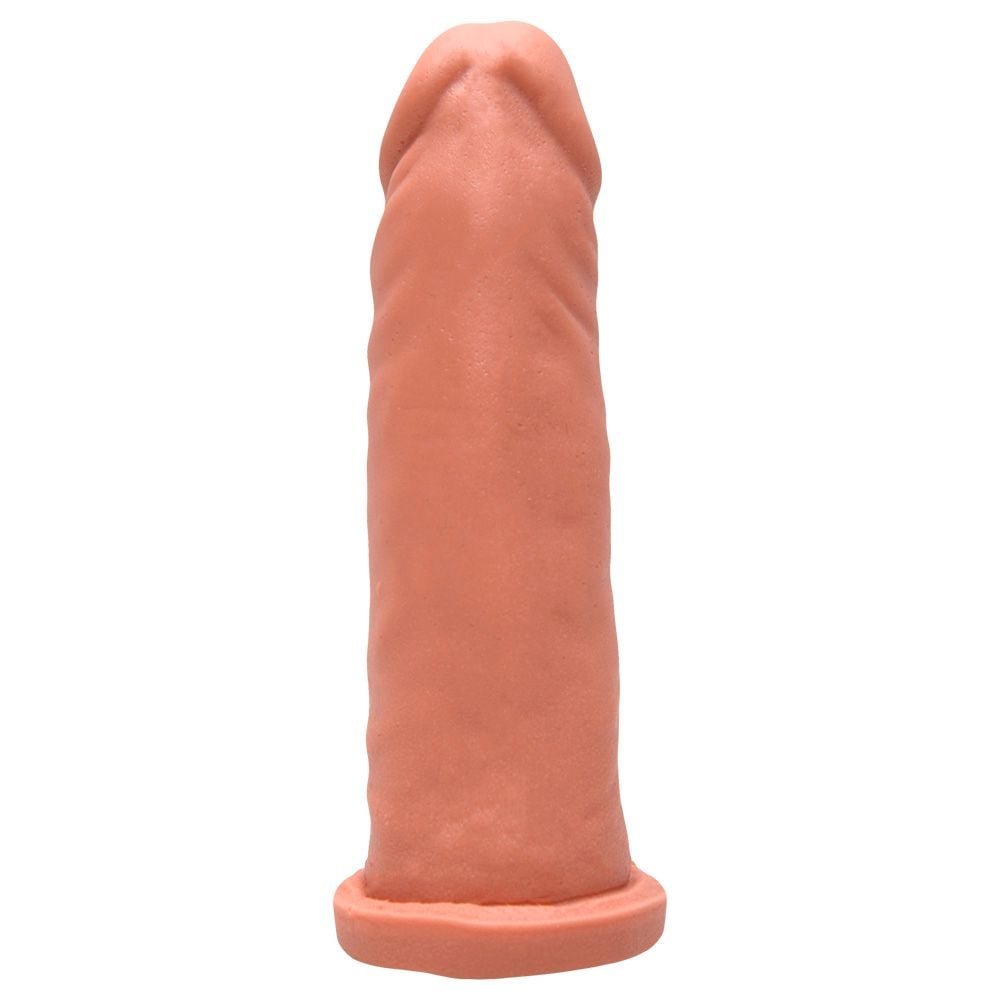 Pênis De Borracha Maciço 13,5 X 3,9cm Dominatrixxx