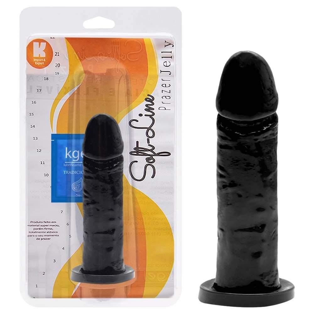 Pênis De Borracha Maciço 15,5 X 3,7cm Kgel