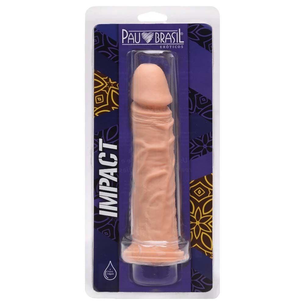 Pênis De Borracha Maciço 18 X 3,6cm Pau Brasil