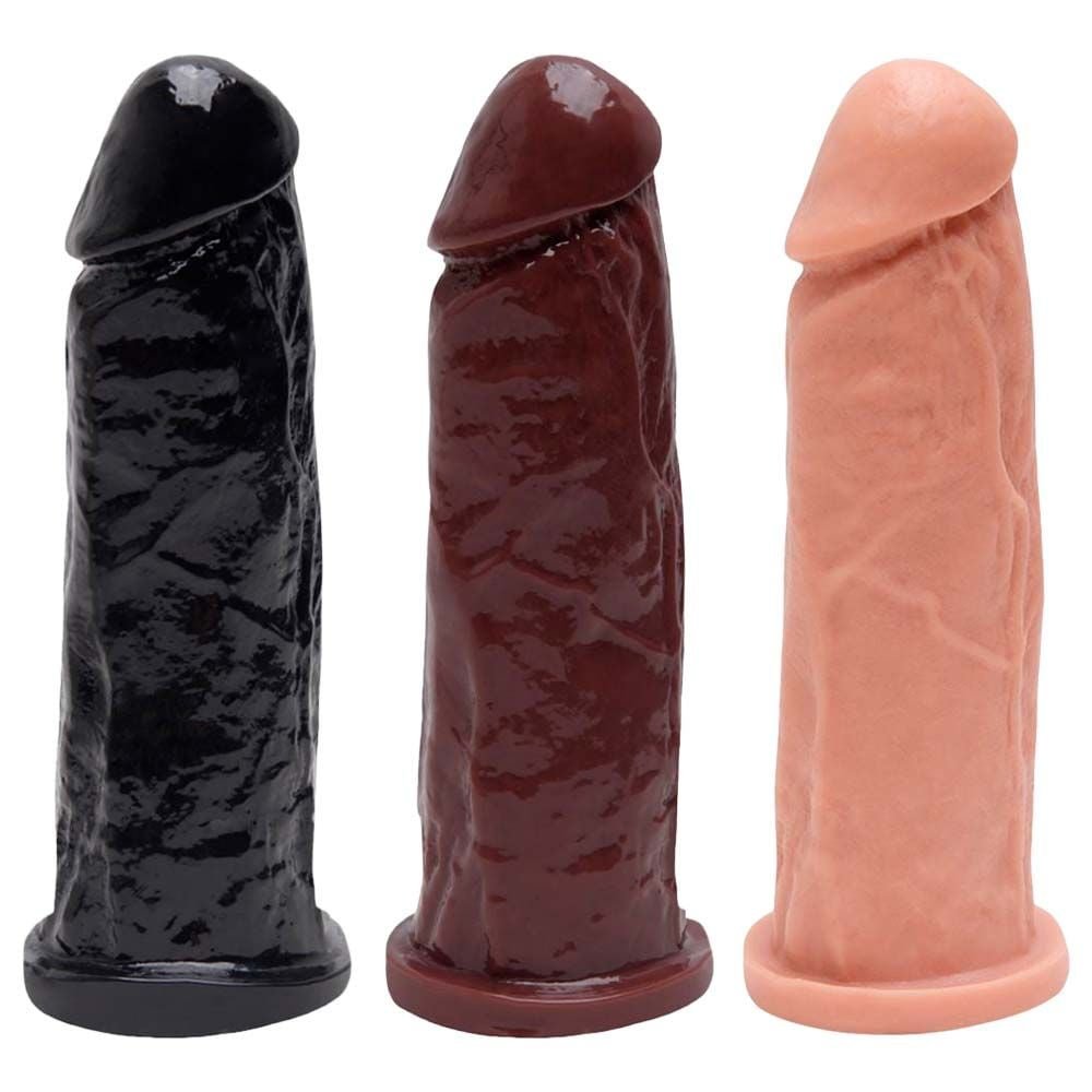 Pênis De Borracha Maciço 18 X 4,7cm Kgel