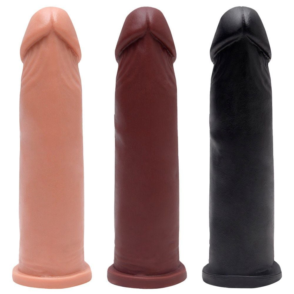Pênis De Borracha Maciço 22,5 X 5,3cm Kgel