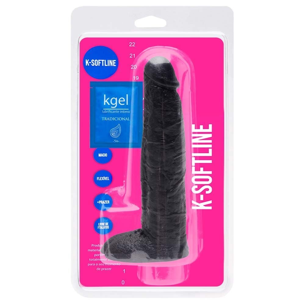Pênis De Borracha Maciço 25 X 5,6cm Kgel