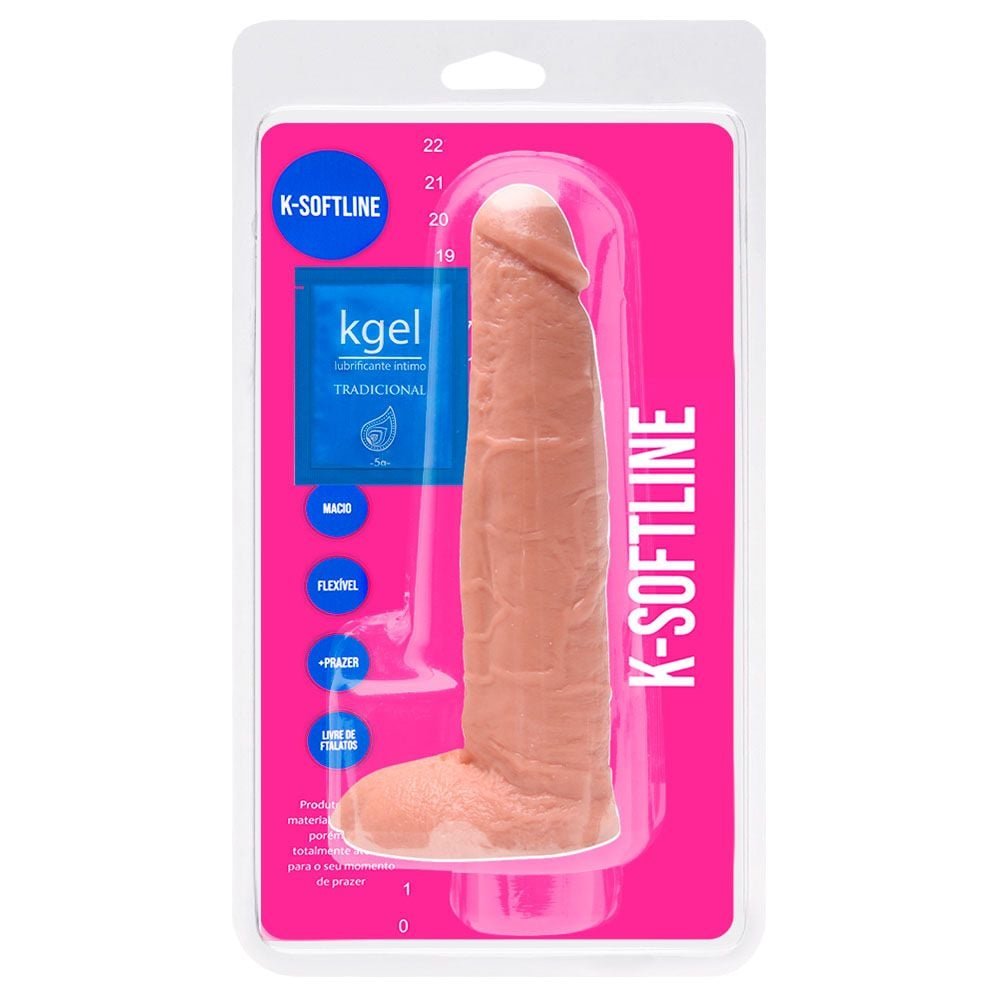 Pênis De Borracha Maciço 25 X 5,6cm Kgel