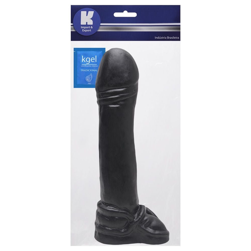 Pênis De Borracha Maciço 35 X 6,7cm Kgel