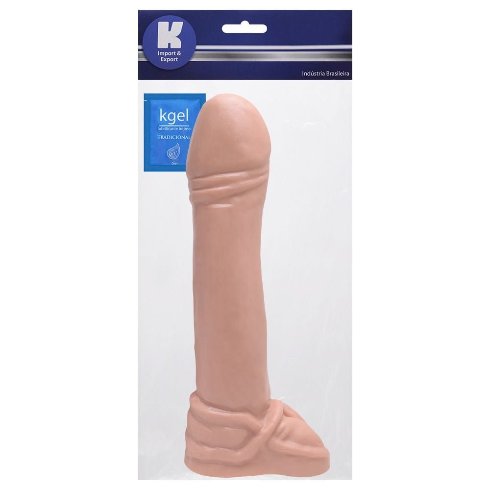 Pênis De Borracha Maciço 35 X 6,7cm Kgel