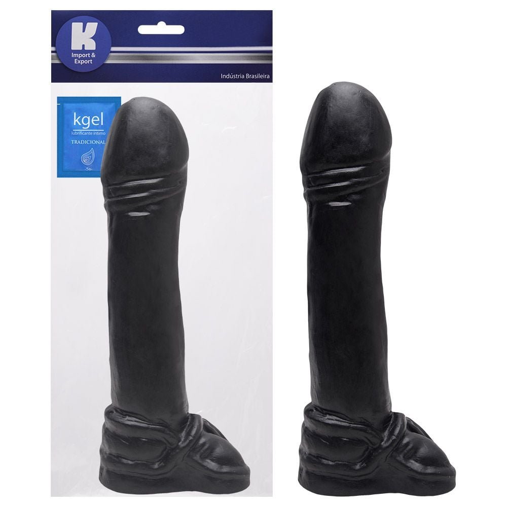 Pênis De Borracha Maciço 35 X 6,7cm Kgel