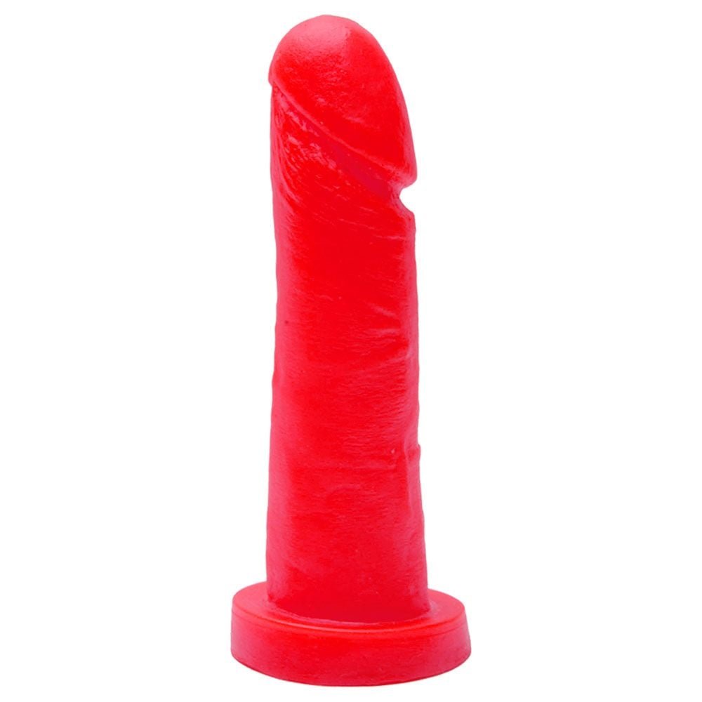 Pênis De Borracha Maciço Colors 15,5 X 3,7cm Kgel