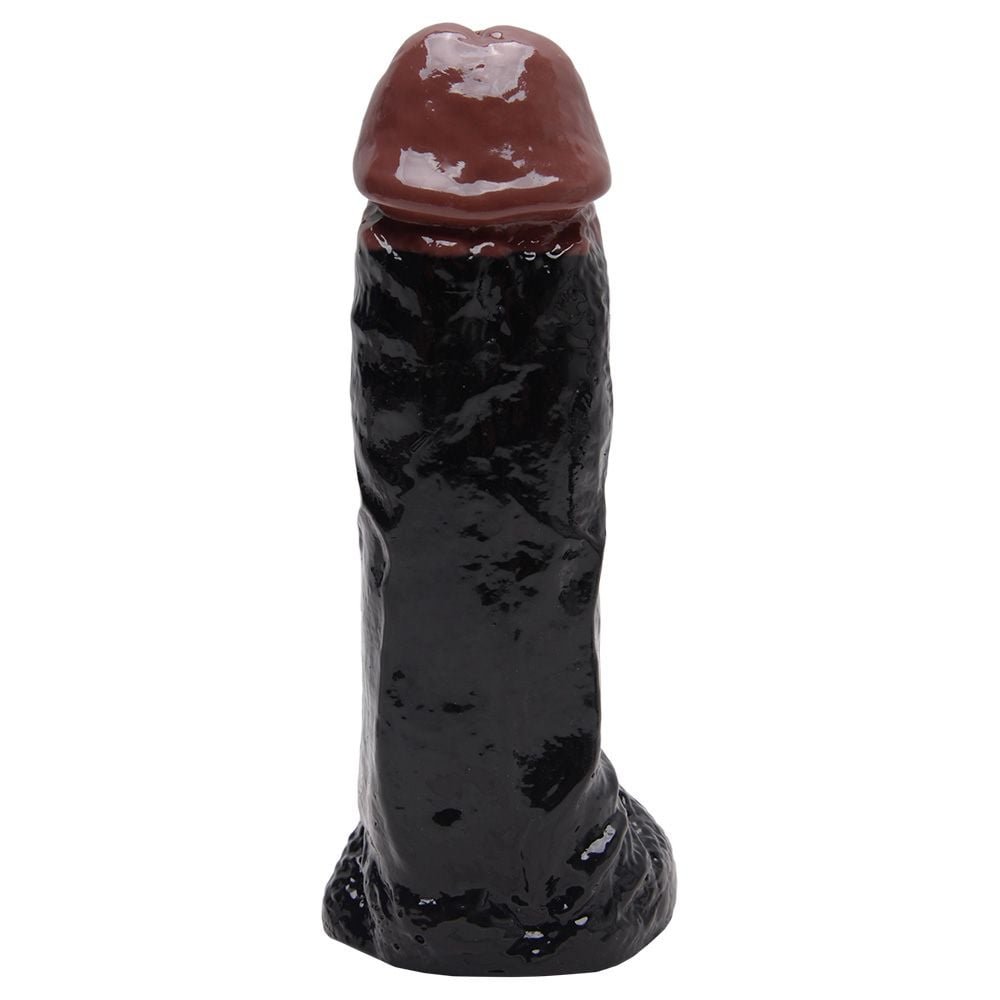 Pênis De Borracha Maciço Duo Color 18,5 X 4,5cm Kgel