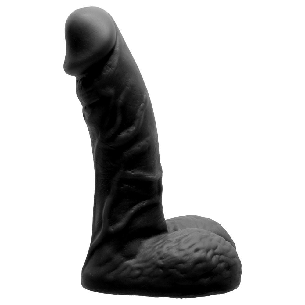 Pênis De Borracha Maciço Escroto 14,5 X 3,5cm Soulsex