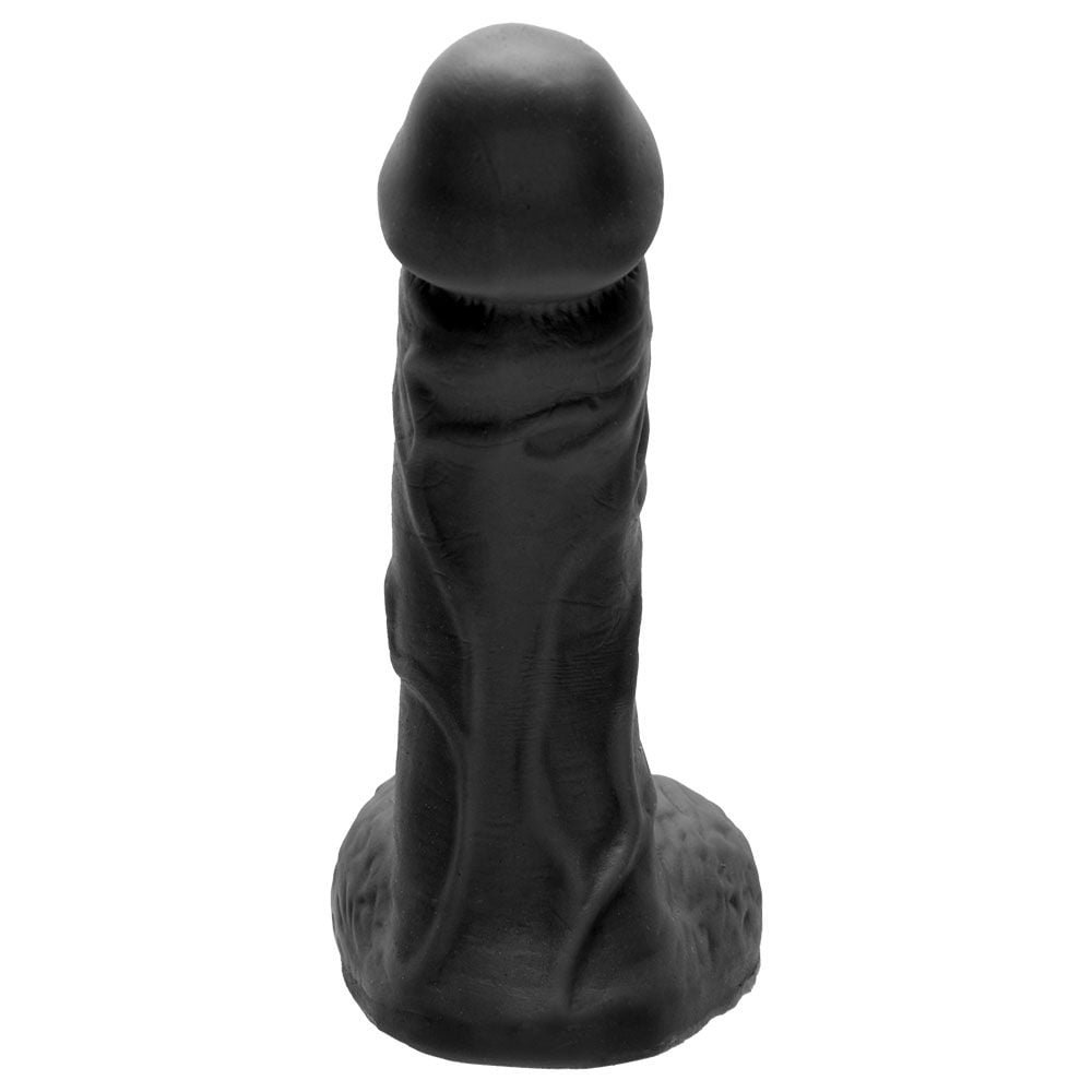 Pênis De Borracha Maciço Escroto 14,5 X 3,5cm Soulsex