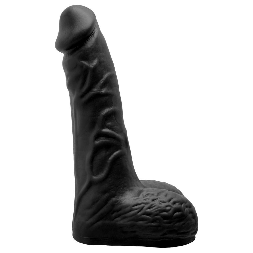 Pênis De Borracha Maciço Escroto 16 X 4cm Soulsex