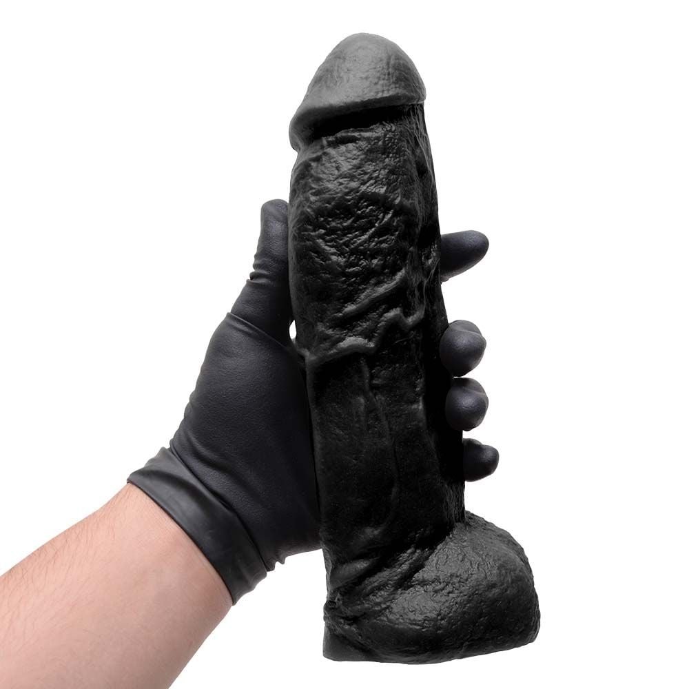 Pênis De Borracha Maciço Escroto 22 X 5cm Soulsex