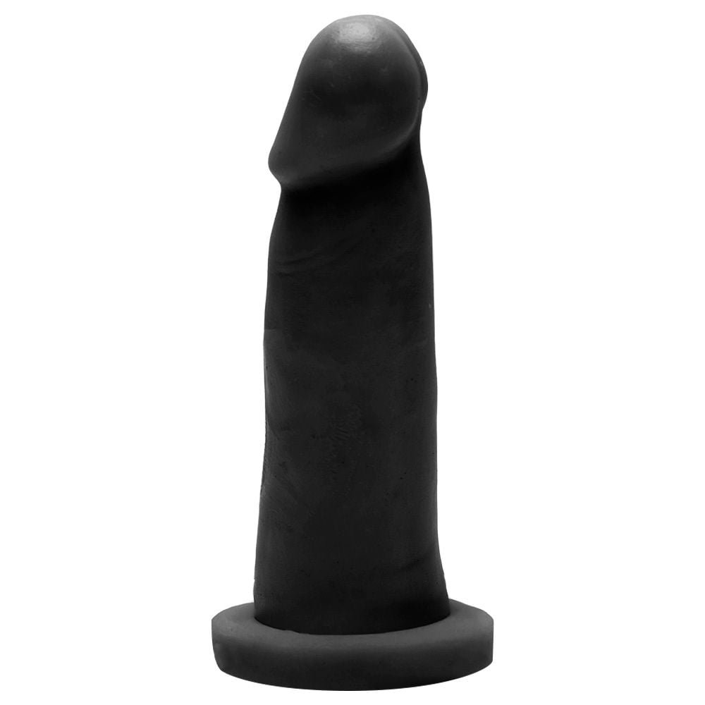 Pênis De Borracha Maciço Realístico 13,5 X 3,5cm Soulsex