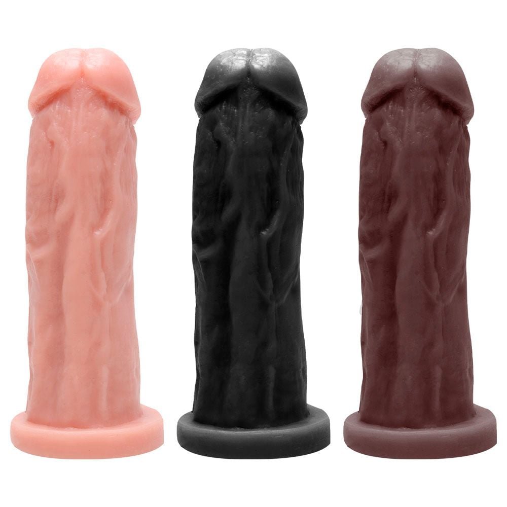Pênis De Borracha Maciço Realístico 17 X 4,5cm Soulsex