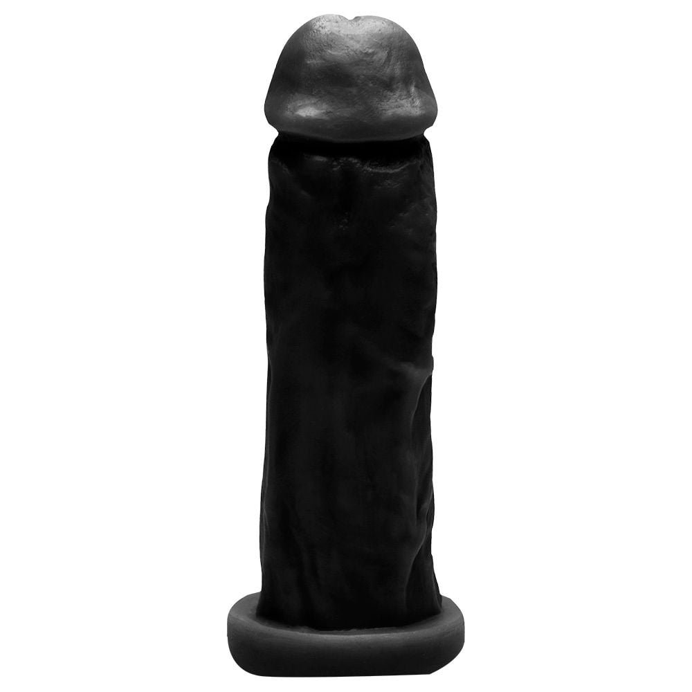 Pênis De Borracha Maciço Realístico 17 X 4,5cm Soulsex