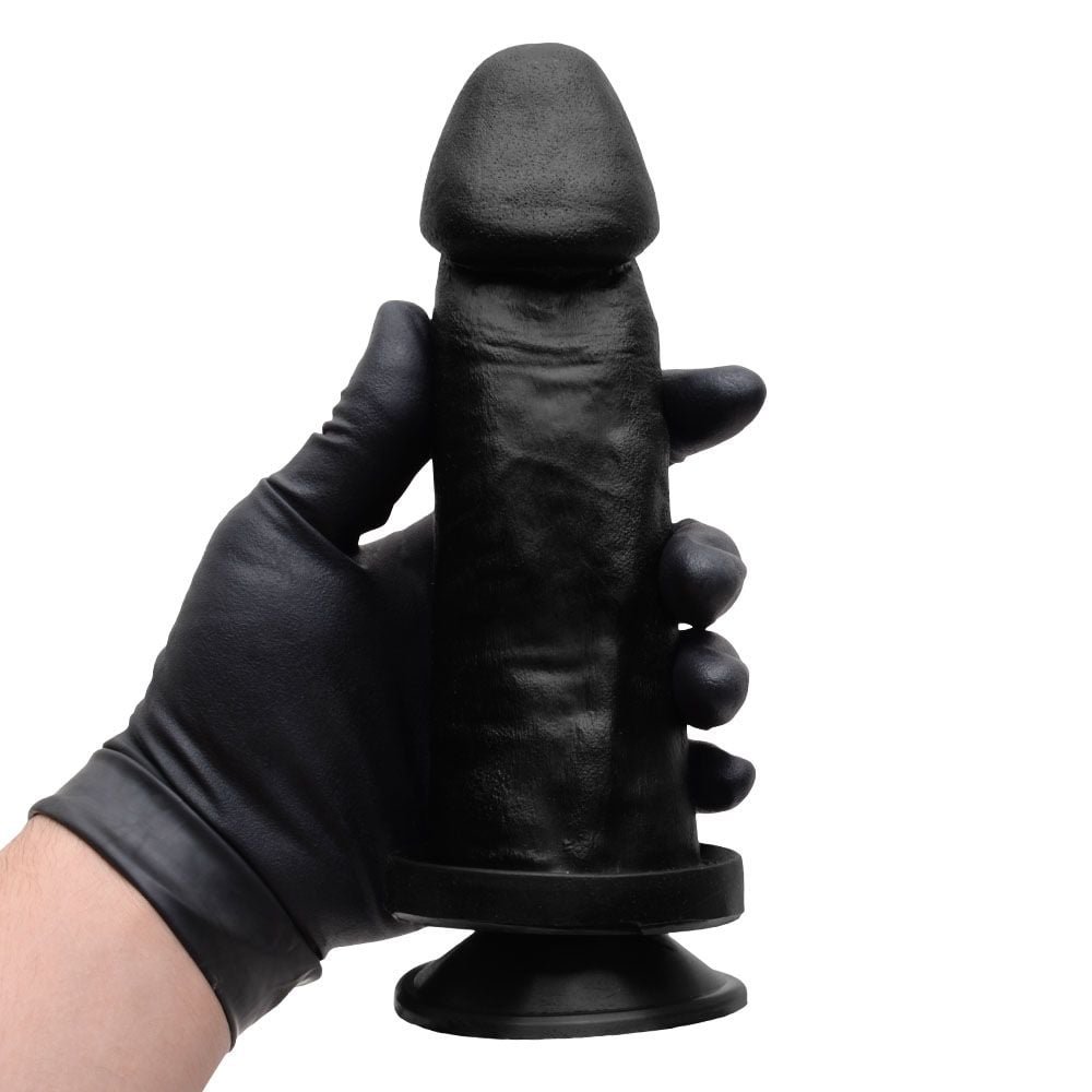 Pênis De Borracha Maciço Ventosa 17 X 4cm Soulsex