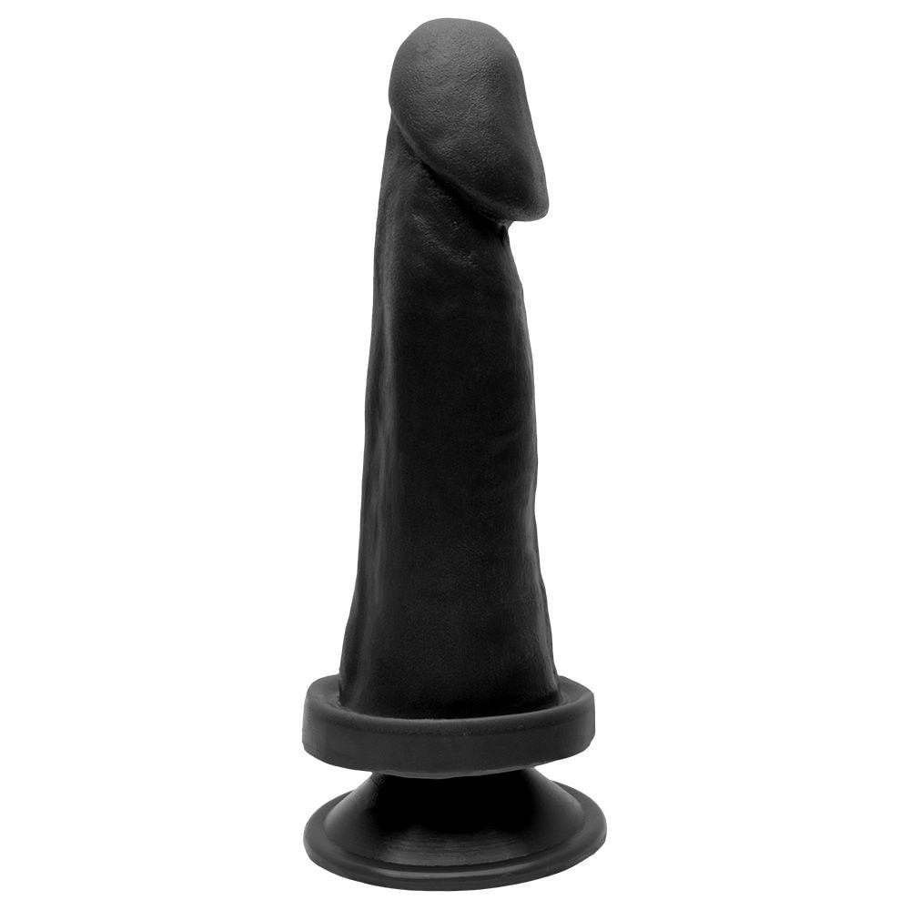 Pênis De Borracha Maciço Ventosa 17 X 4cm Soulsex