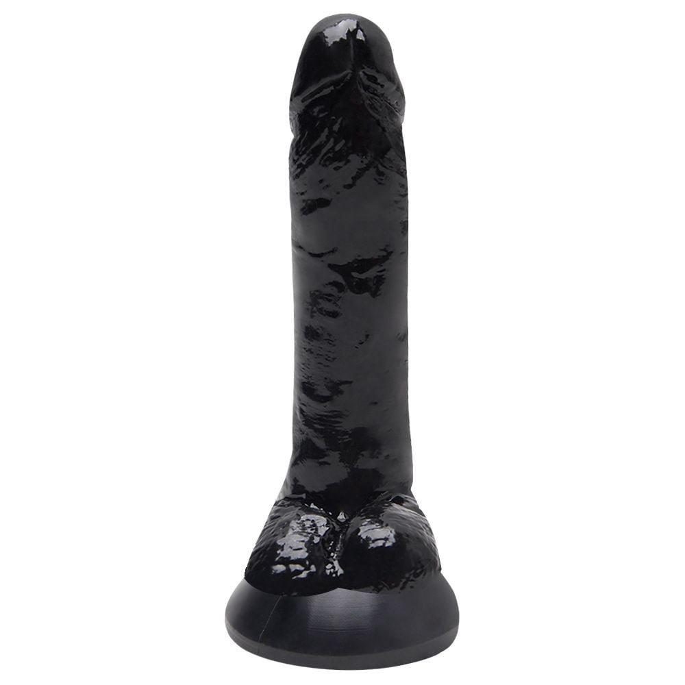 Pênis De Borracha Ventosa Escroto 17,5 X 3,8cm Kgel