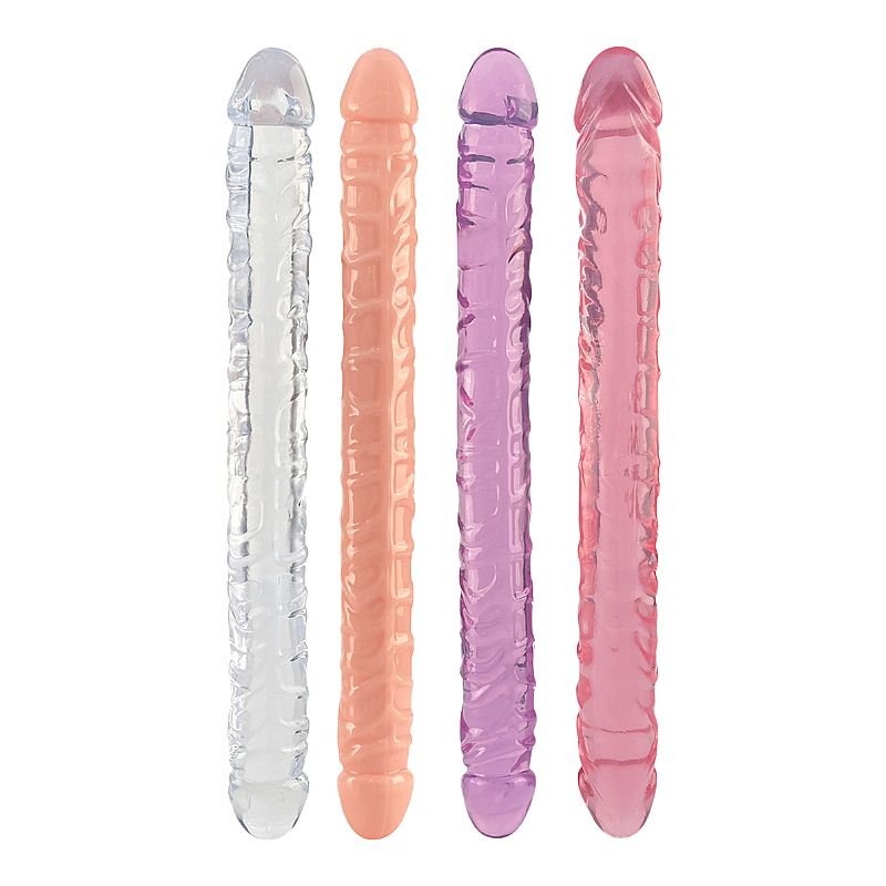 Pênis Duplo - 33,5 x 3,2 - Roxo
