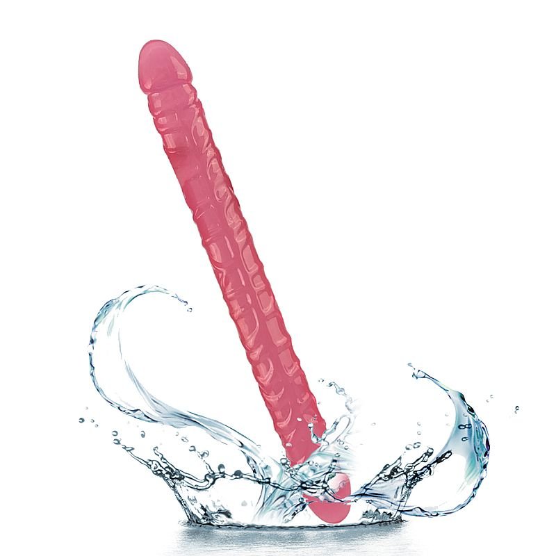 Pênis Duplo - 33,5 x 3,2 - Rosa