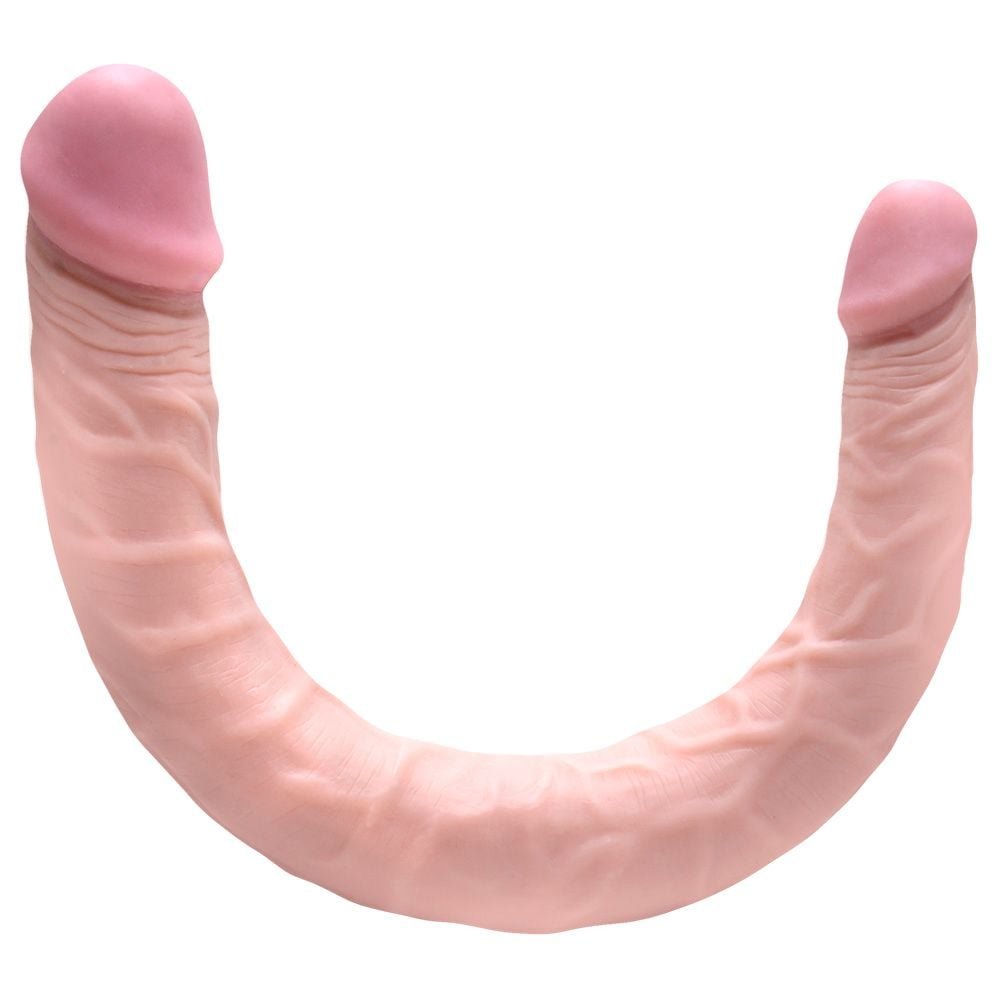 Pênis Duplo 36cm Com Veias Salientes Double Dildo Vipmix