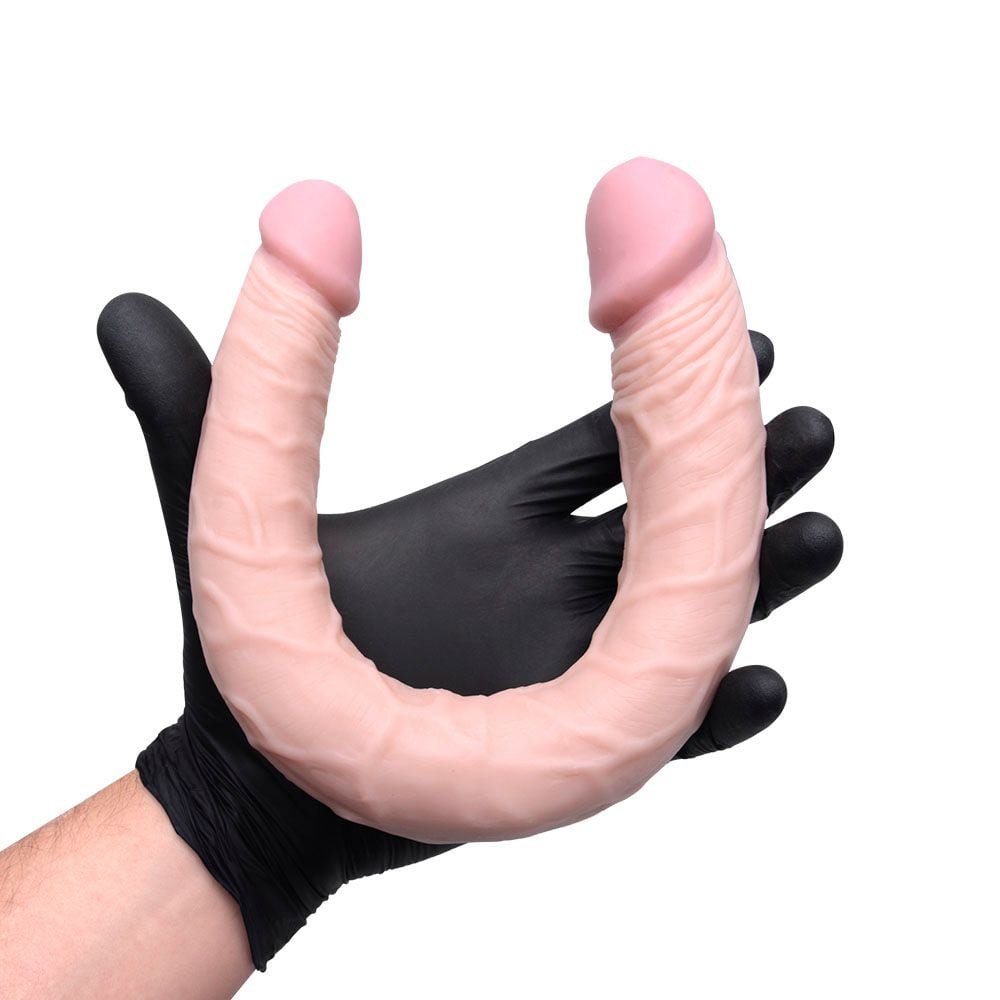 Pênis Duplo 36cm Com Veias Salientes Double Dildo Vipmix