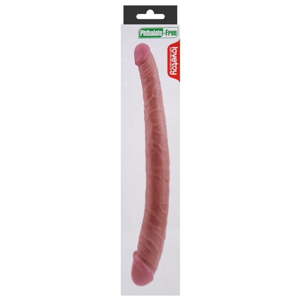 Pênis Duplo 36cm Com Veias Salientes Double Dildo Vipmix
