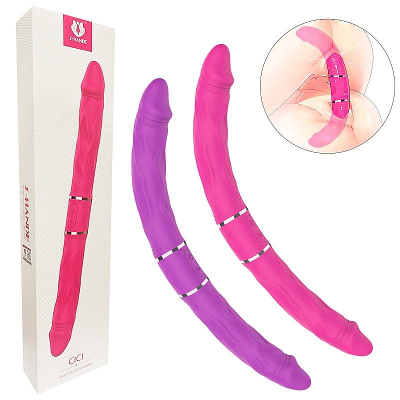 Pênis duplo - Dildo - Cici - S-Hande - Roxo