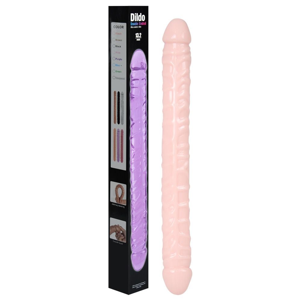 Pênis Duplo Dildo Double 33,5 X 3,2cm Youvibe Vipmix