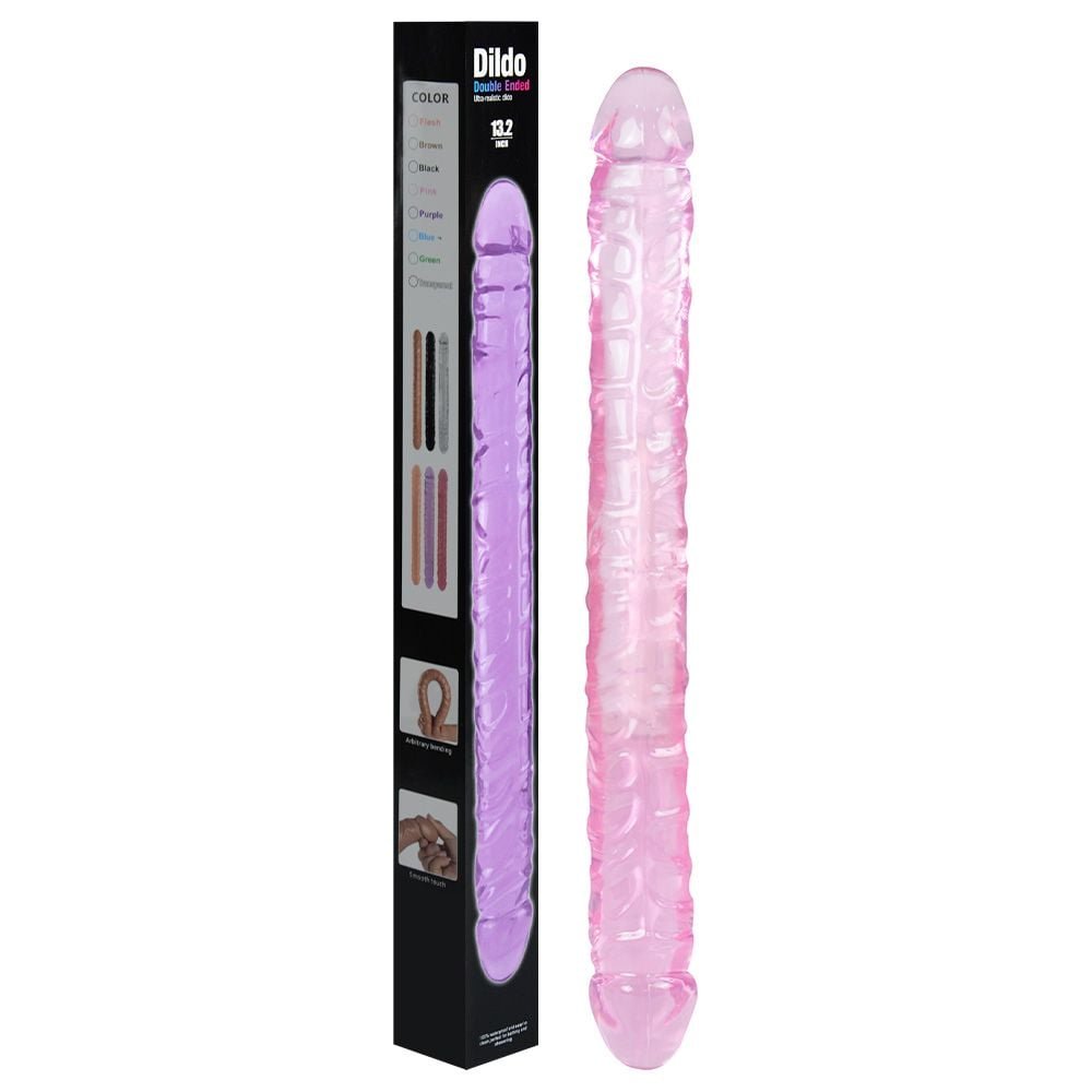 Pênis Duplo Dildo Double 33,5 X 3,2cm Youvibe Vipmix
