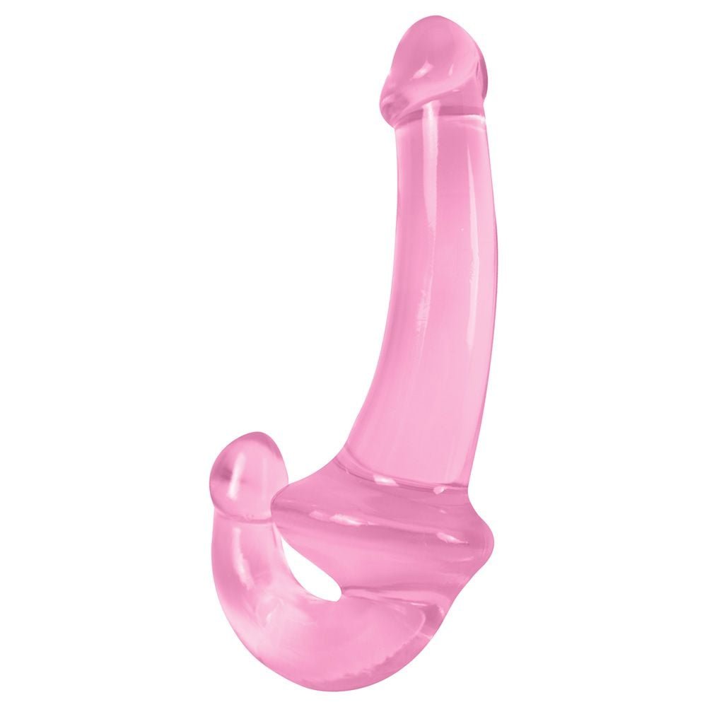 Pênis Duplo Jelly 20 X 3,3cm Strapless Youvibe Vipmix